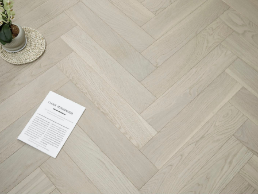American Oak Herringbone Collection-Pearl