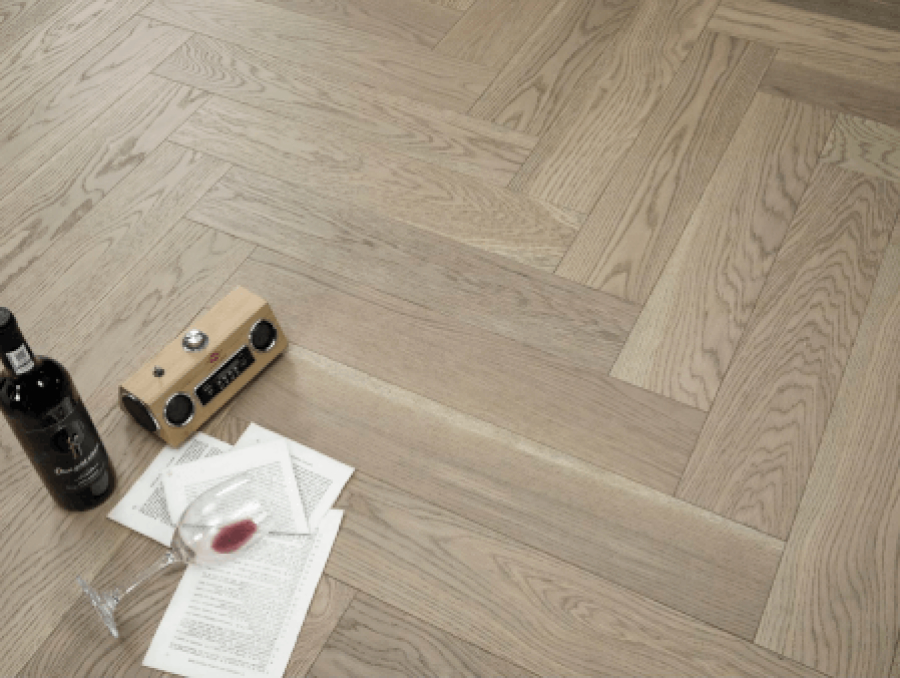American Oak Herringbone Collection-Toffee Crunch